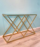 Console design doré