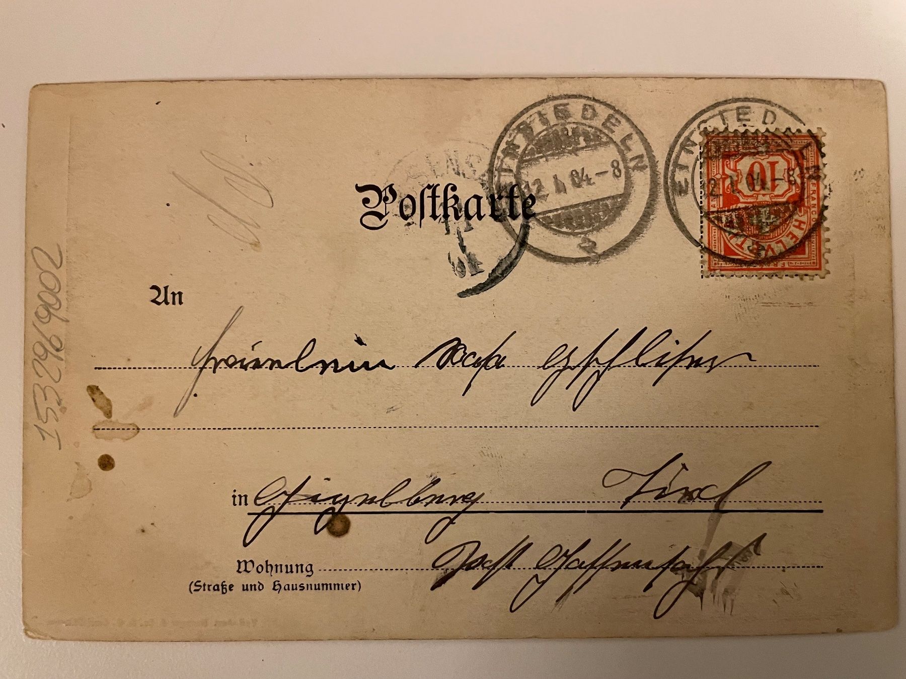 Cartoline postali: Einsiedeln 1904 – Usato da Faido venduto da Luca555 1