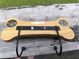 Hakenleiste Hundeknochen "Vestiaire pour Chiens"