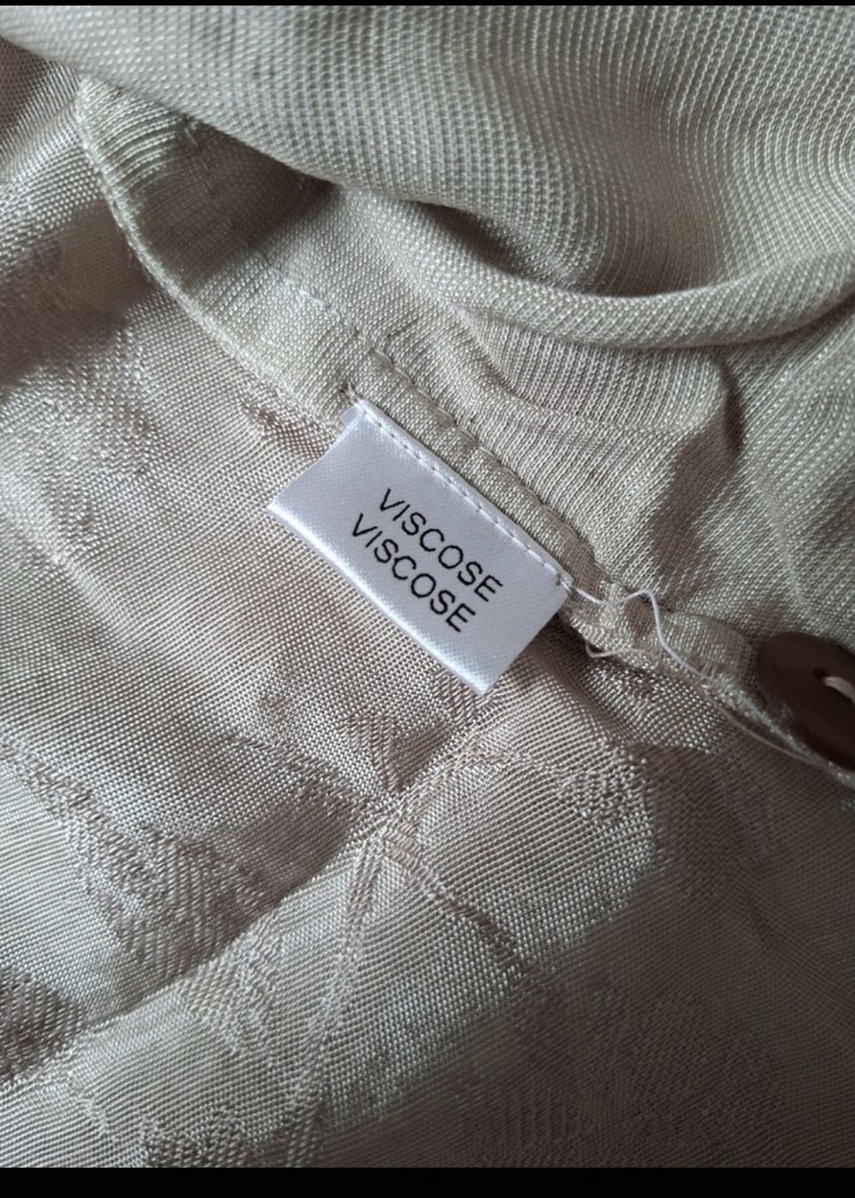 Boom Baba Camicette: Boom Baba Samt Longbluse, beige, Grösse Free Size -Neu – Nuovo (secondo la descrizione) da Klingnau venduto da vollmond36 5