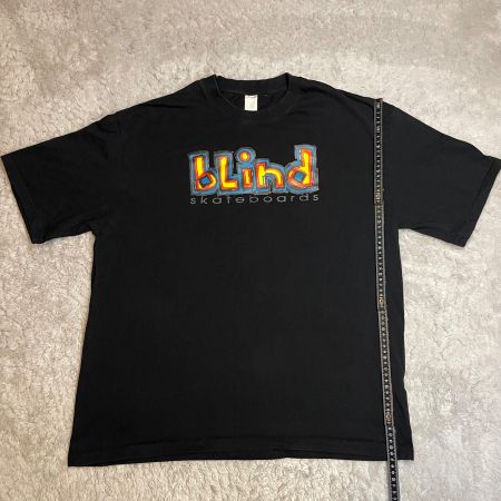 Blind Skateboards Vintage Y2K T-Shirt Schwarz Rare Skate