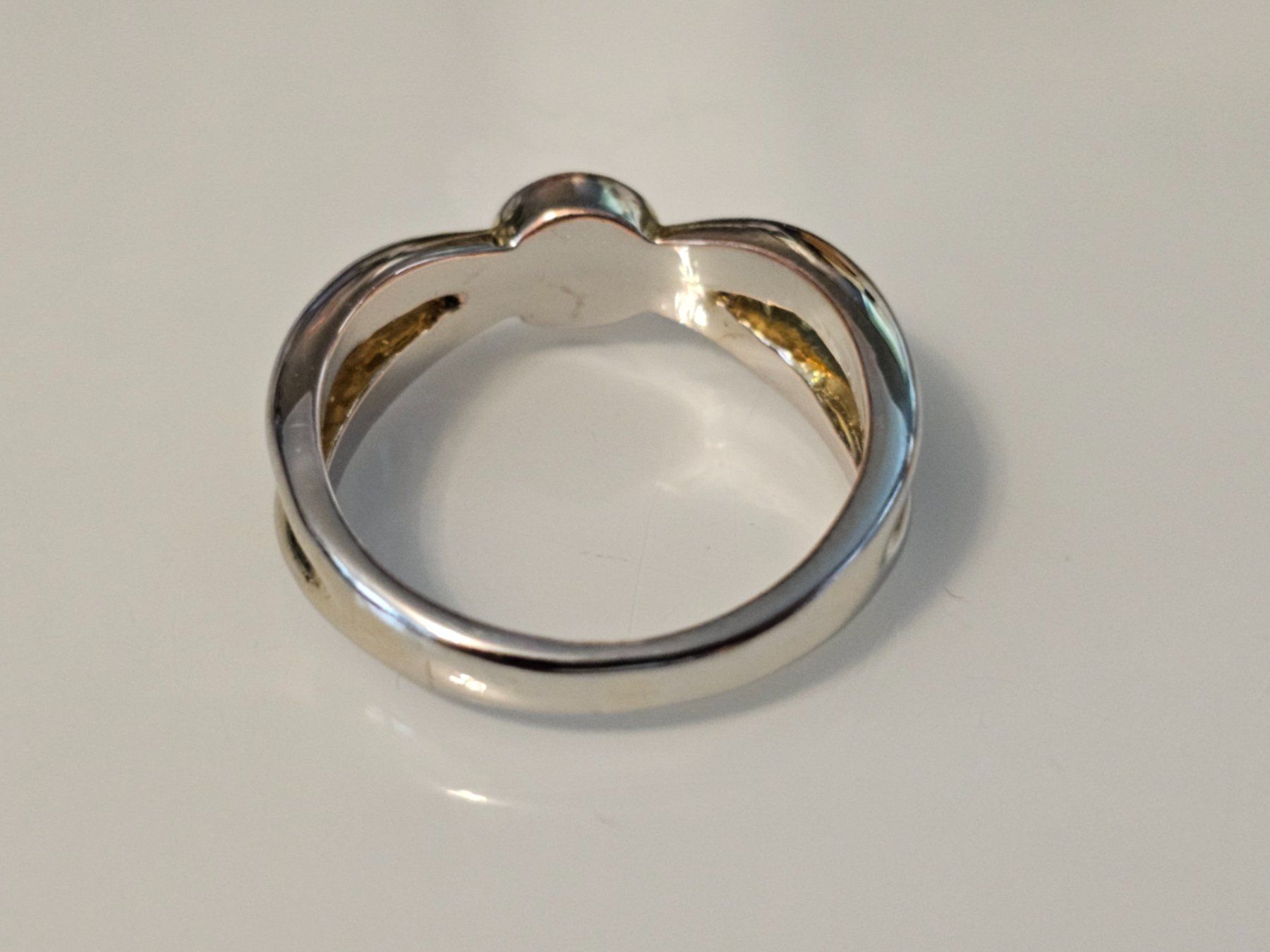 Anelli: AKTION Gelb gold Ring massiv Stein Geschenk Modeschmuck 4.16 – Nuovo (secondo la descrizione) da Riedt b. Erlen venduto da Gottestraene 4