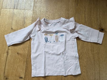 Gr. 68, Langarmshirt, Name it, Mädchen, Garten