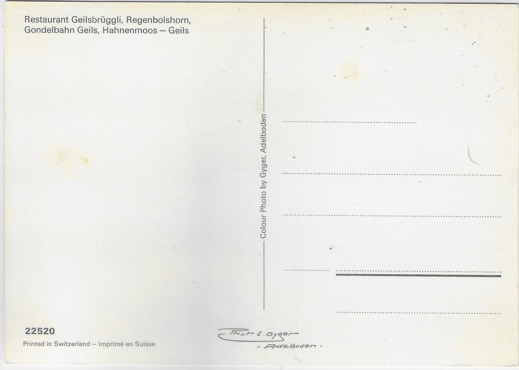 Cartes postales: Geils - Adelboden - Multiview – D'occasion à Ettingen par Kartenplanet 1