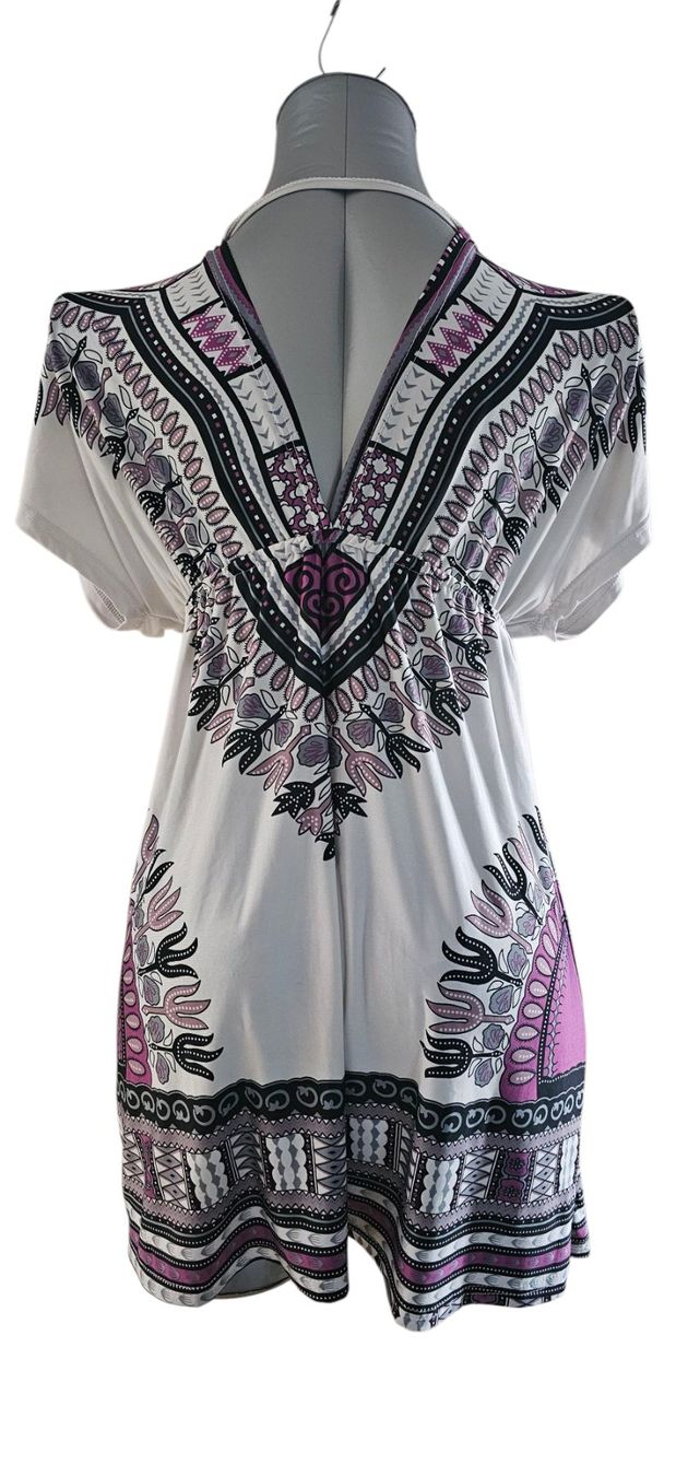 Camicette: Sommerbluse mit exotischem Muster Gr. S-M – Usato da Langenthal venduto da SecondChanceShop 1