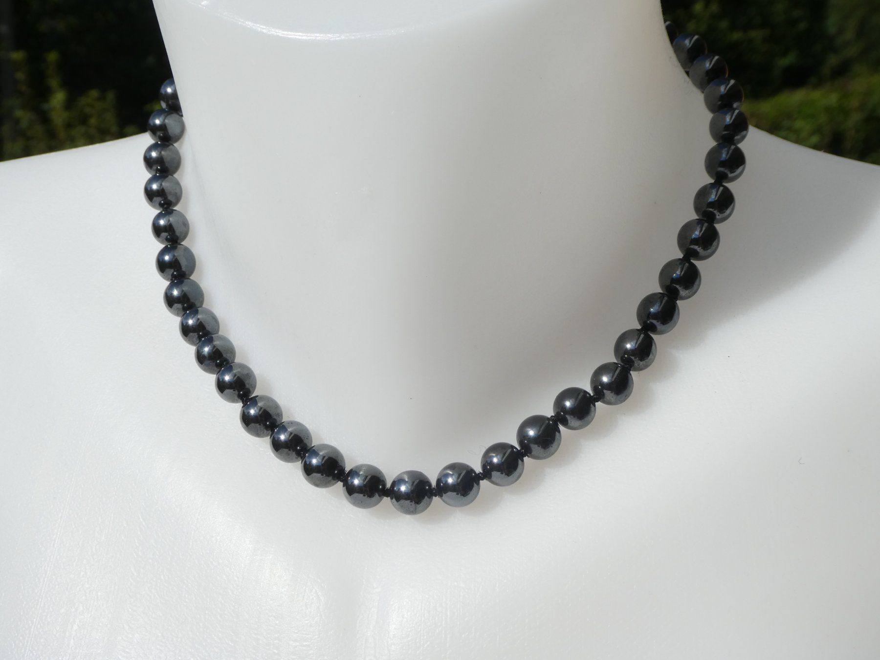 Catenine: Schöne Hämatit-Kette, 38cm – Usato da Gattikon venduto da kaandooh 1