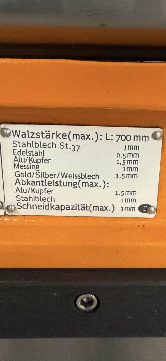 Tutte le macchine: Kombimaschine 3 in 1Blechbearbeitung – Difettoso da Sirnach venduto da S54Power 9