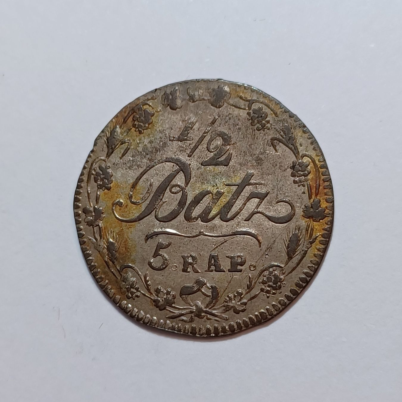 Tutti le monete: 1/2 Batzen 1805 Waadt – Usato da Pfäffikon ZH venduto da Schweizer_Muenzen