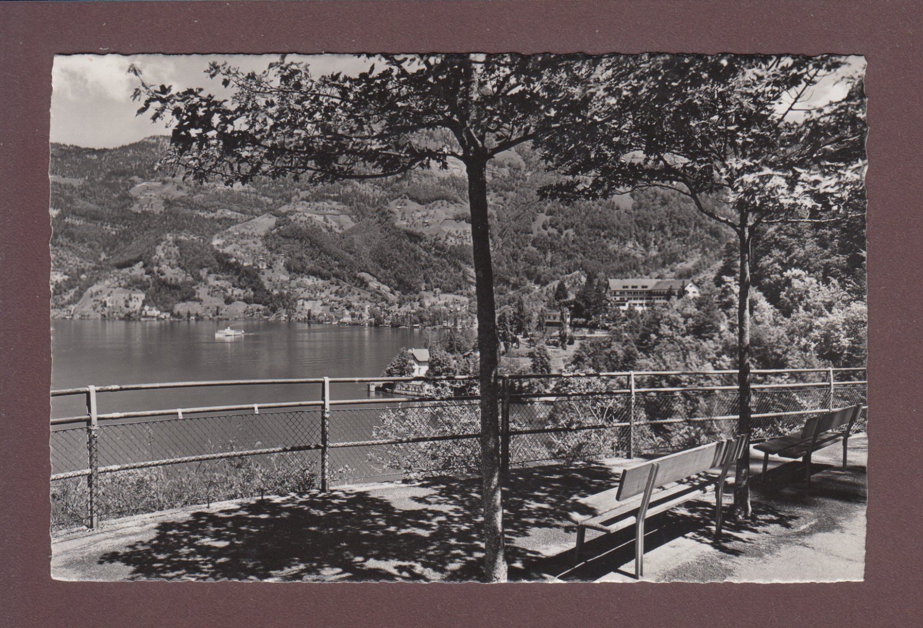 Cartoline postali: VITZNAU - Ferienheim SMUV - 1959 – Usato da Pully venduto da nicecards