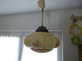Lampe Design Loft Art Déco Rund Glas Deckenlampe Gründerzeit