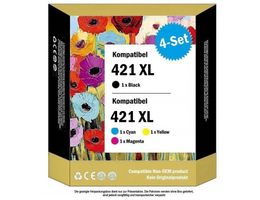 LC-421 XL - Drucker-Patronen Tinte, kompatibel f.Brother (4)