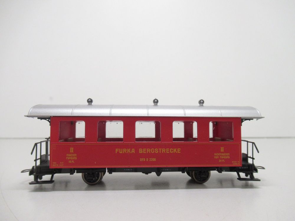 Bemo 3239 284 Zweiachser 2. Klasse der DFB DC/GS H0m (Gebraucht) in ...