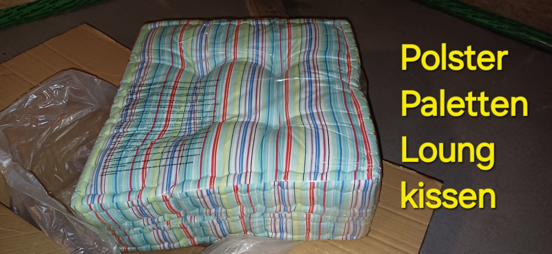 Cuscini: Coussin Longe palettes/set à 2 Pce.oder Perfekt zum Sitzen! – Nuovo e nell'imballaggio originale da Payerne venduto da jea_m6nb 3