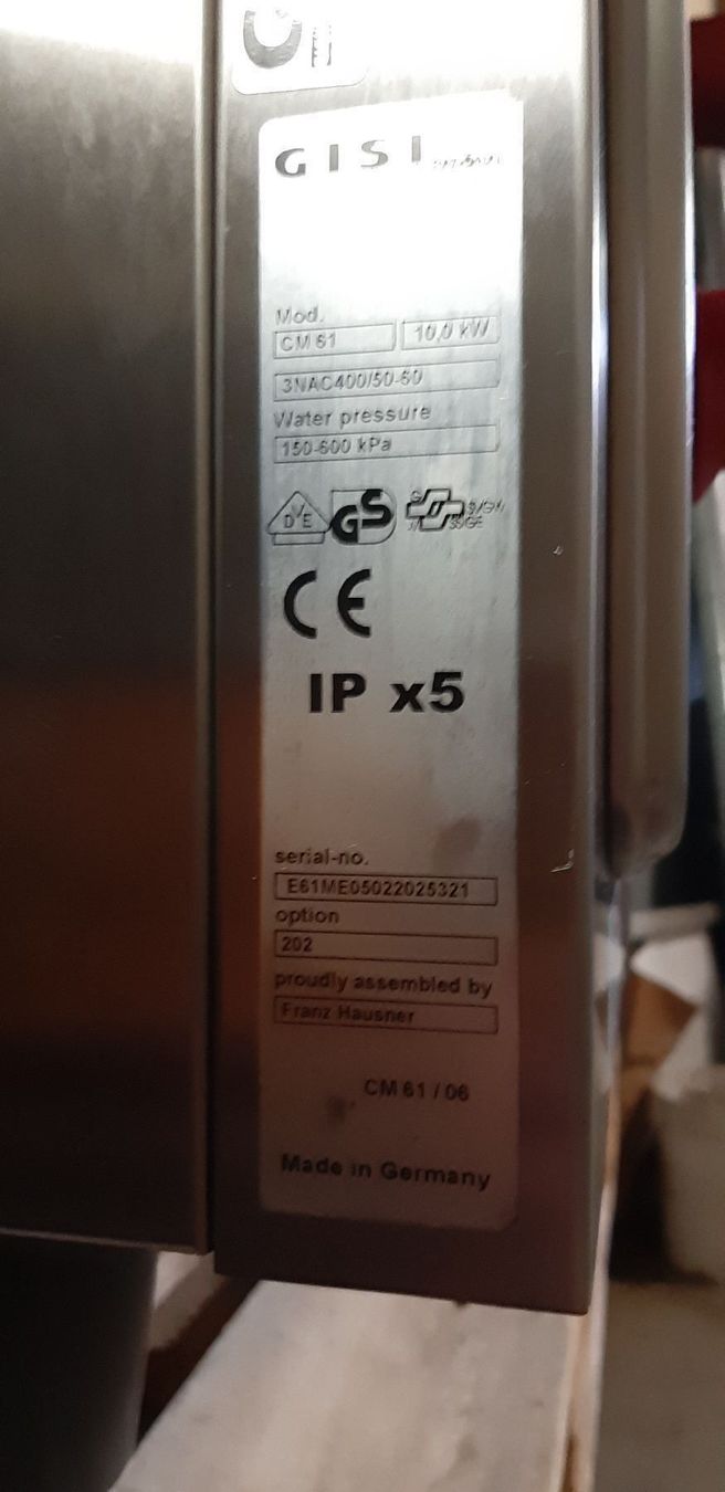 Elettrodomestici da cucina: Rational Steamer #263 – Usato da Wuppenau venduto da Gastro-Wuppenau 2