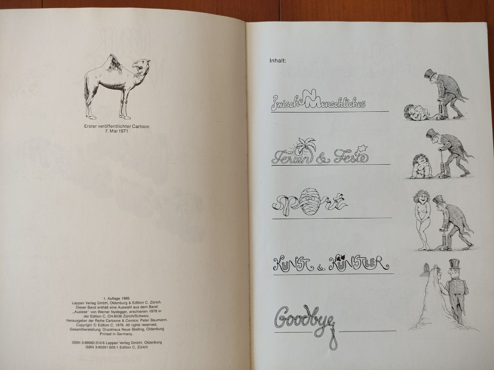 Comics: Werner Nydegger, Nett, Sie zu sehen, Karikaturen – Gebraucht aus St. Gallen von Pintador 1