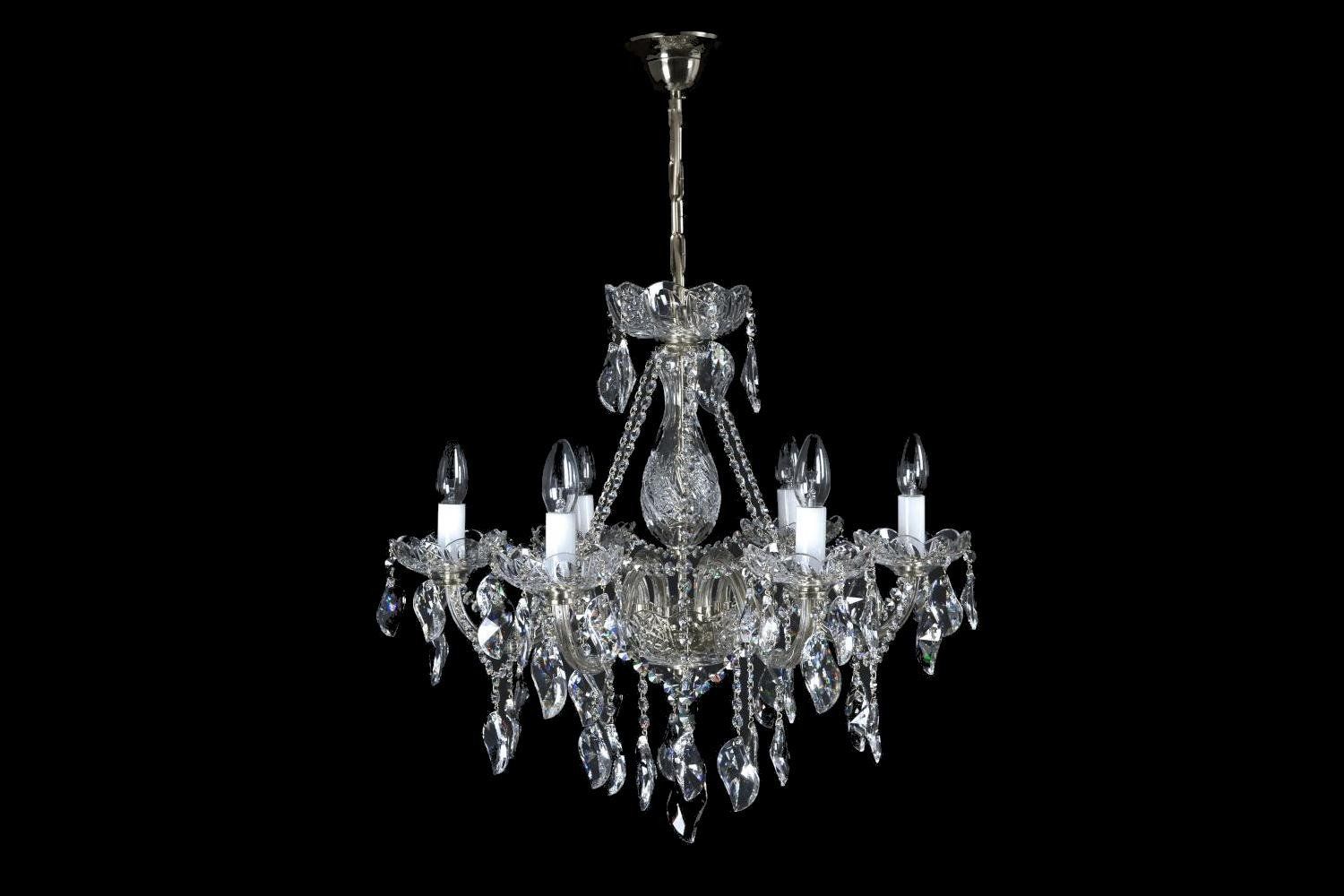 Lampadari & plafoniere: Kronleuchter Bien 6 Silber – Nuovo e nell'imballaggio originale da Glattfelden venduto da Bohemiancrystal