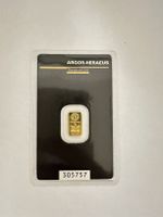 Goldbarren 1g 999.9 Argor-Heraeus neu