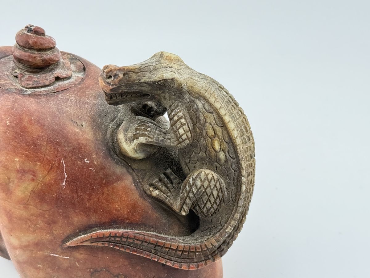 Teiere: Chinesische Speckstein Shoushan-Stein Teekanne – Usato da Zürich venduto da Geniuss 2
