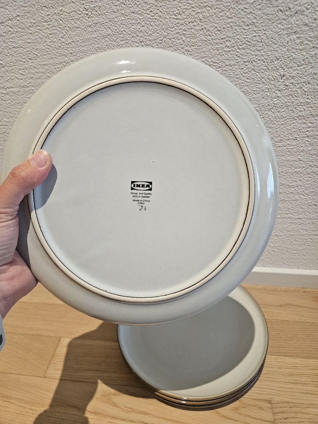 Ikea Piatti: 4x grosse Teller grau Gladelig Ikea – Nuovo (secondo la descrizione) da Wetzikon ZH venduto da eto_x8sc 1