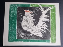 HELLEN KASSER LITHOGRAPHIE SIGNIERT