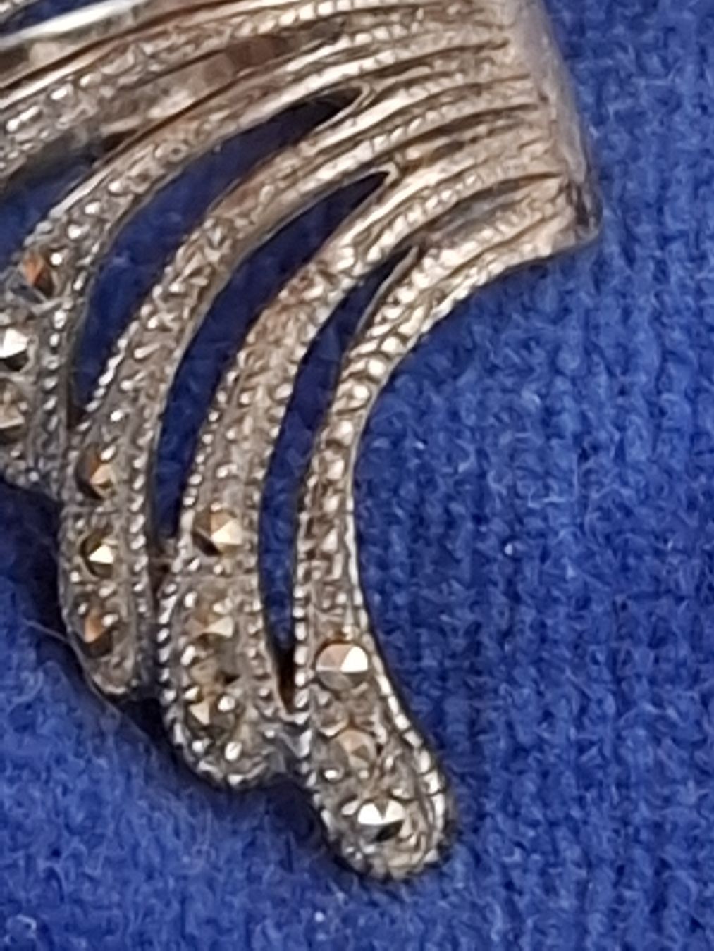 Anelli: Silber Ring 925  Silber mit "Steinchen" 8.0 gr – Usato da Riniken venduto da bro_slk8 4
