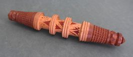 Antike Nadel Dose aus Holz Brienz