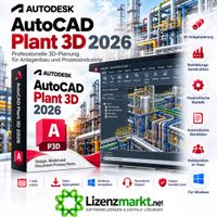 Autodesk AutoCAD Plant 3D 2026 – 1 Jahr (Windows)