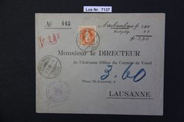 CH 1906 uralter Brief sauber gestempelt             Los 7137