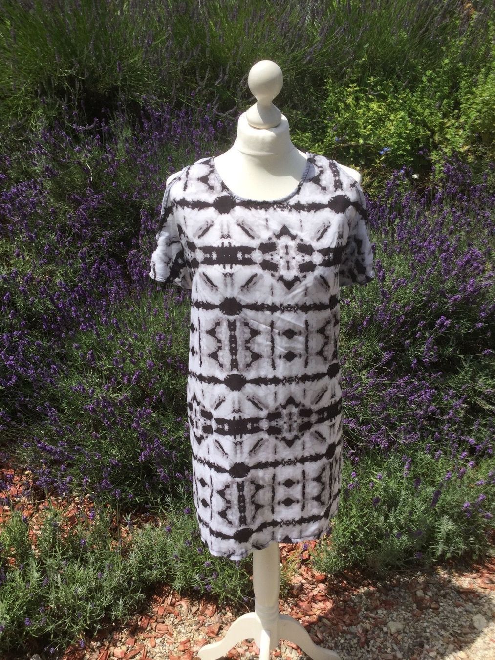 H&M Vestiti: Robe noire à motifs gris H&M, taille S – Nuovo (secondo la descrizione) da Agiez venduto da chouchanelle 3