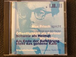 CD, Max Frisch,  Auszüge aus den Reden