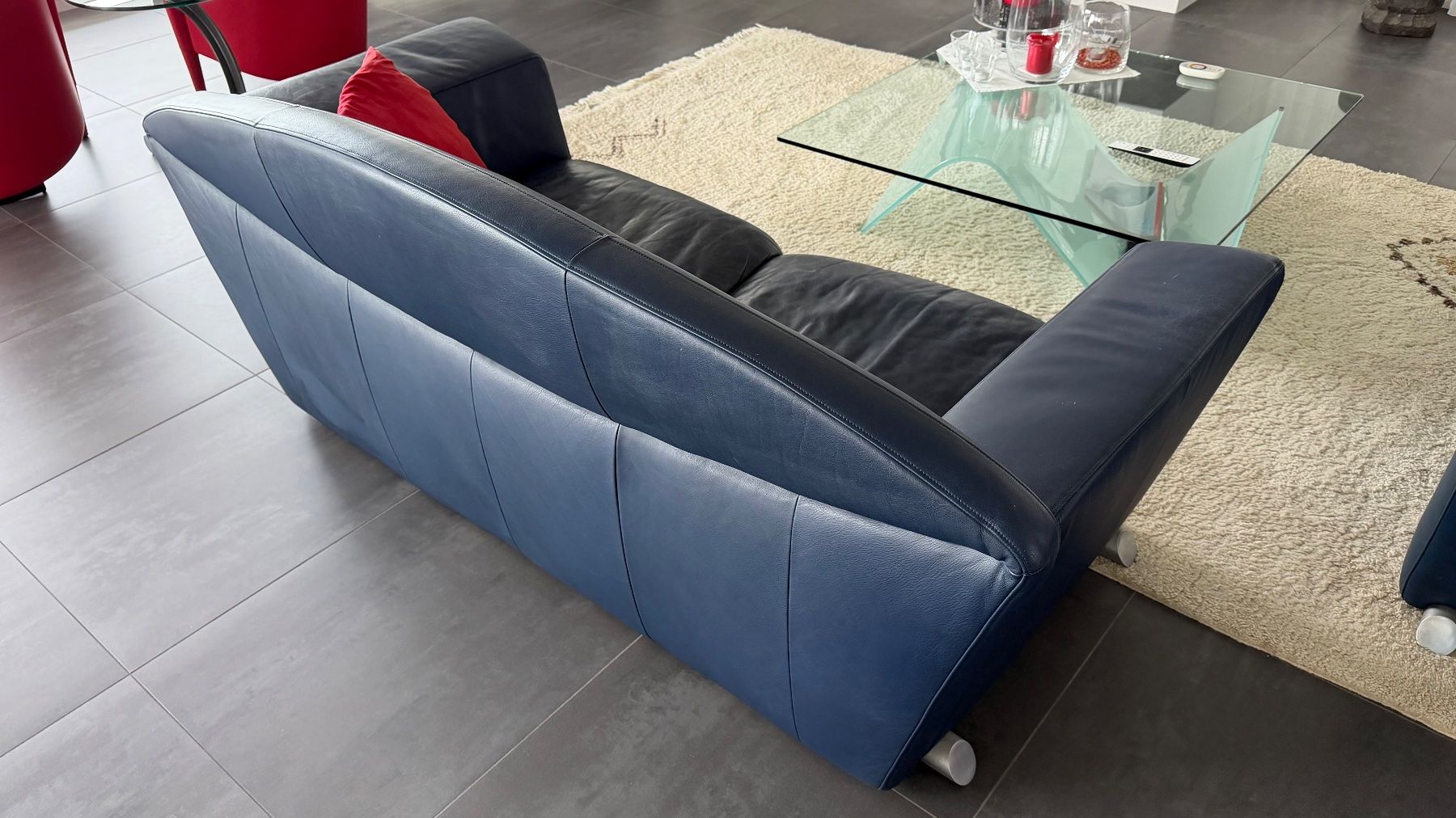 Rolf Benz Divani: Rolf Benz Sofa - Leder – Usato da Arni AG venduto da Fairline 4
