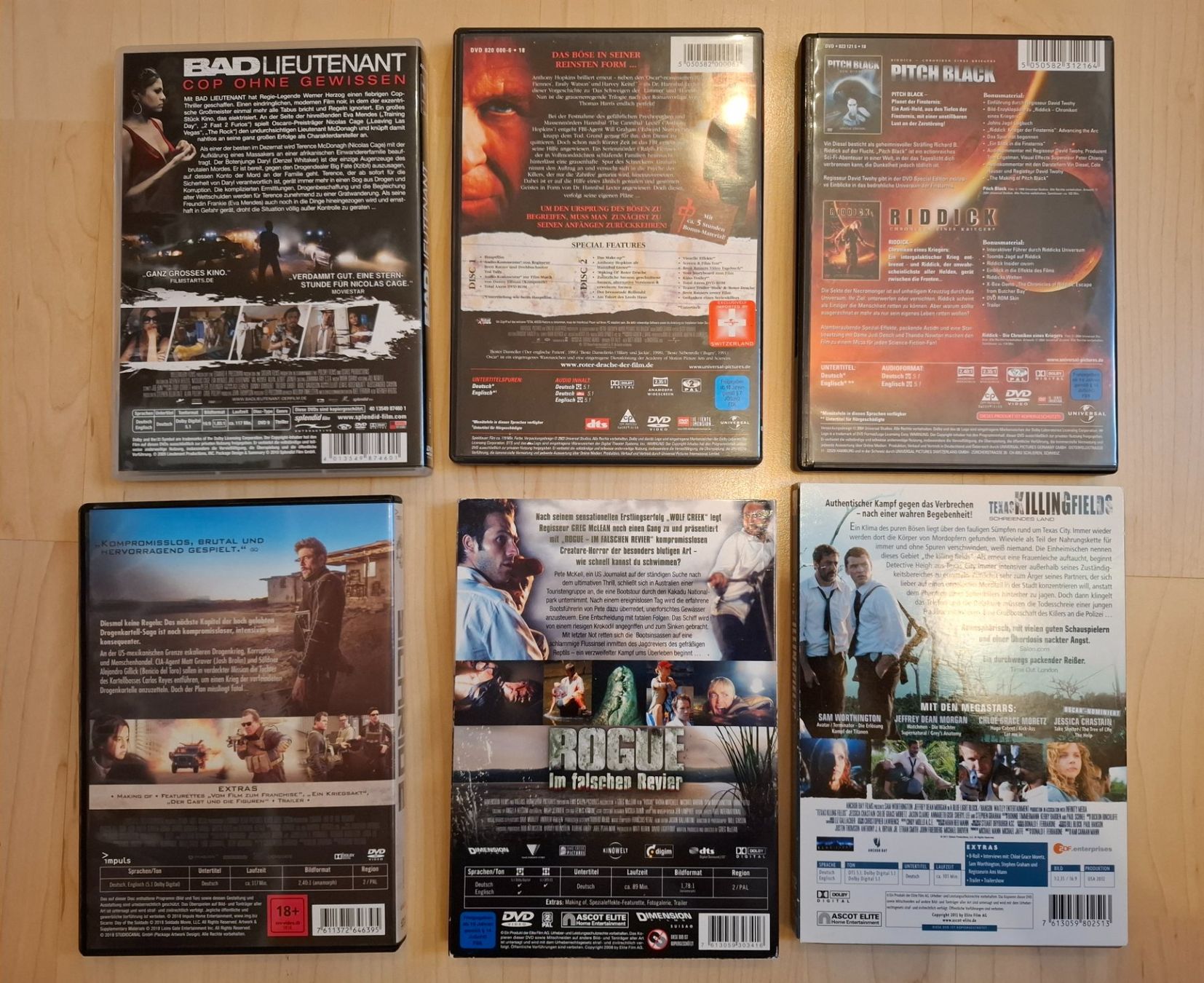 Tutti i DVDs: Div.DVD (Thriller) – Usato da Oberurnen venduto da rotty80 1