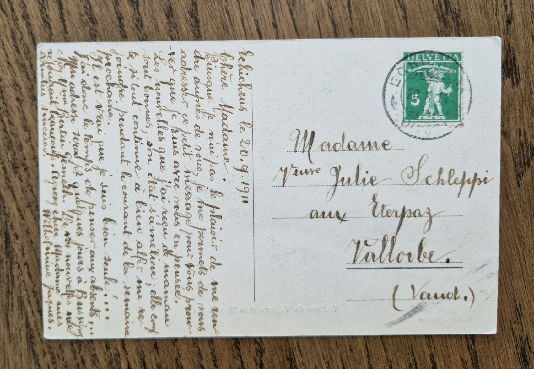Cartoline postali: Château de Vufflens 1911 – Usato da Ebikon venduto da Donar50 1