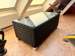 Rattan Loungetisch