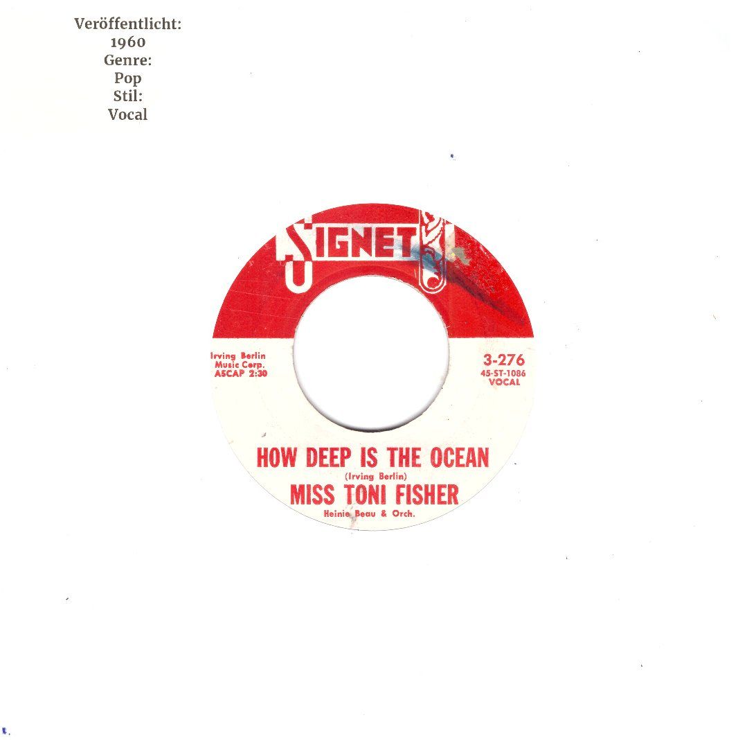 Dischi in vinile: MISS TONI FISHER – Usato da Bassersdorf venduto da house-of-vinyl