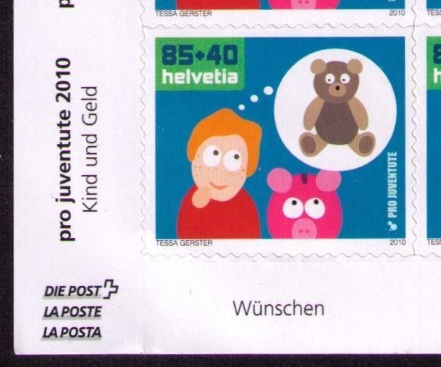 Tutti i francobolli: 2010_J397B_Pro Juventute "Sparschwein"_Bogenmarken-ECK-VB!** – Nuovo (secondo la descrizione) da Marthalen venduto da Ch_quality 1