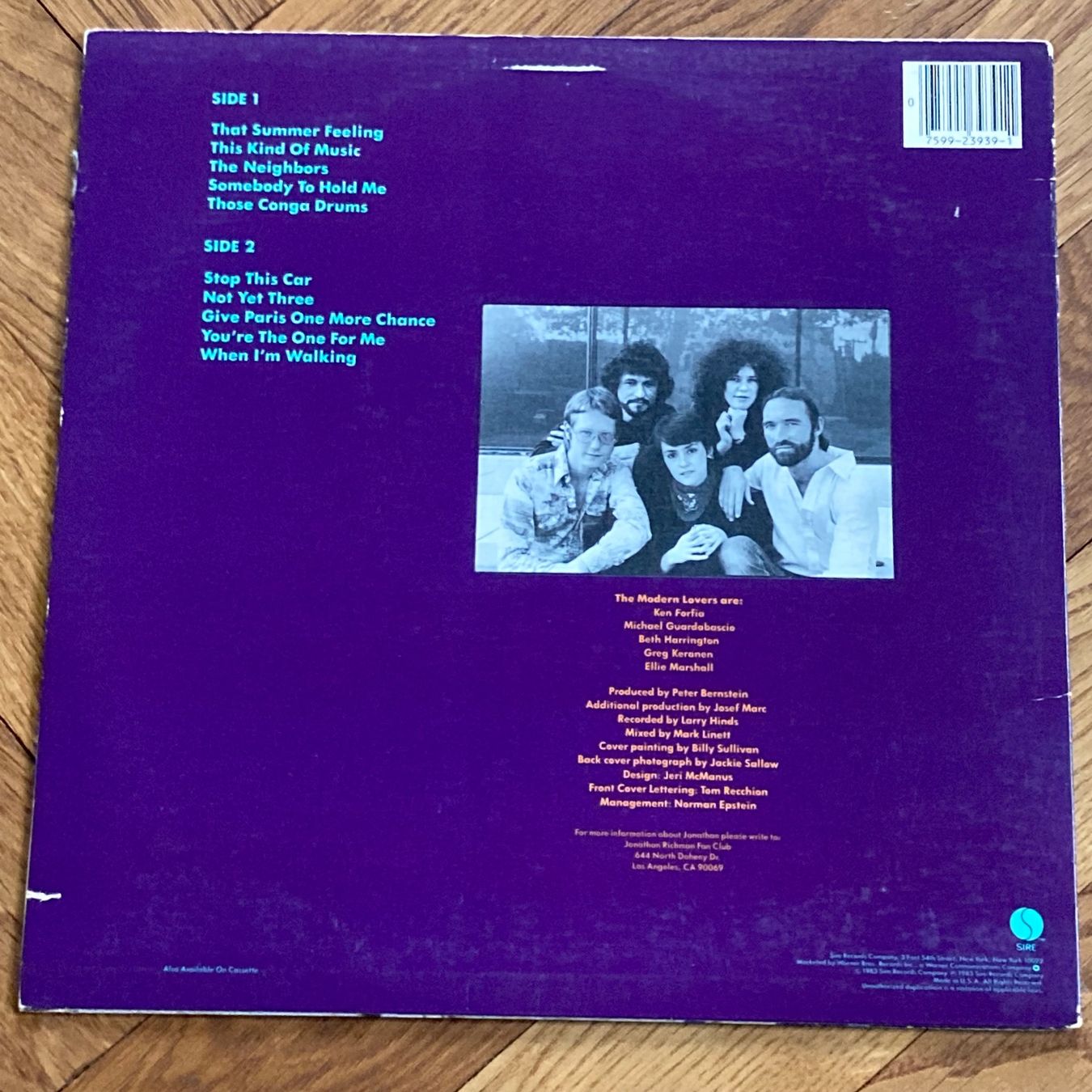 Schallplatten: Jonathan Richman & The Modern Lovers - Jonathan Sings!, LP – Gebraucht aus Bern von Ntsamina 1