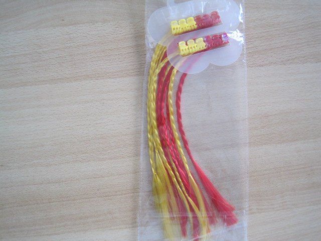 Accessori per capelli: Haarsträhne rot - gelb – Nuovo e nell'imballaggio originale da Schachen LU venduto da moepsli5