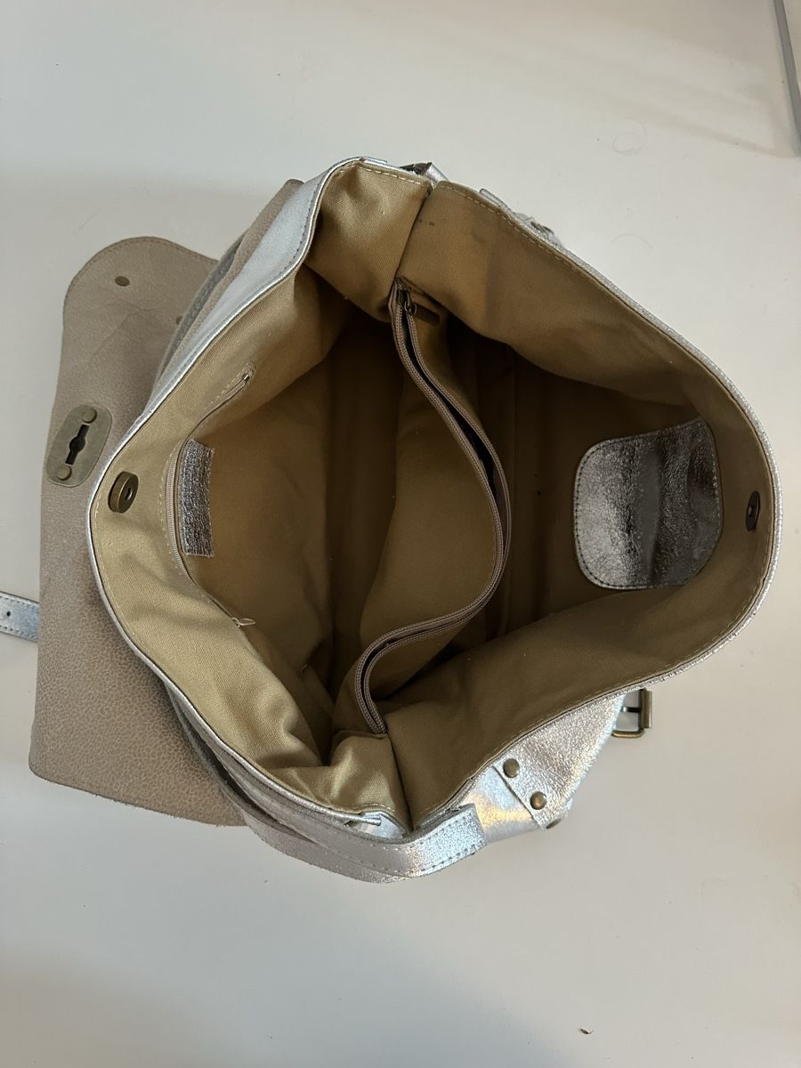 Borse da donna: Tasche Leder Silber Made in Italy  – Usato da Uhwiesen venduto da lea_w8k5 3