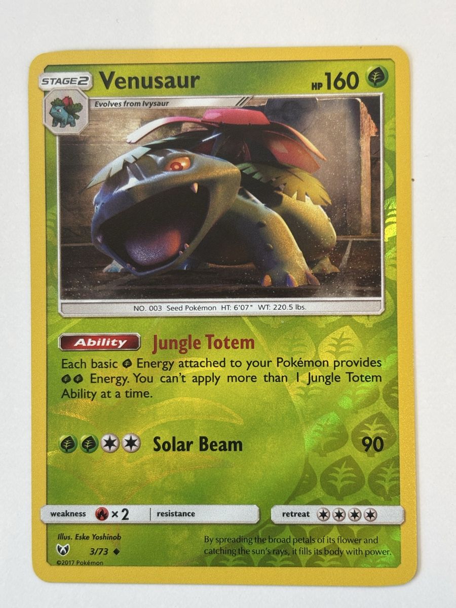 Pokémon Carte collezionabili: Carte Pokémon VENUSAUR ancienne – Nuovo (secondo la descrizione) da lausanne venduto da helderj