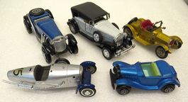 Oldtimer Modellauto Schrottplatz für Bastler