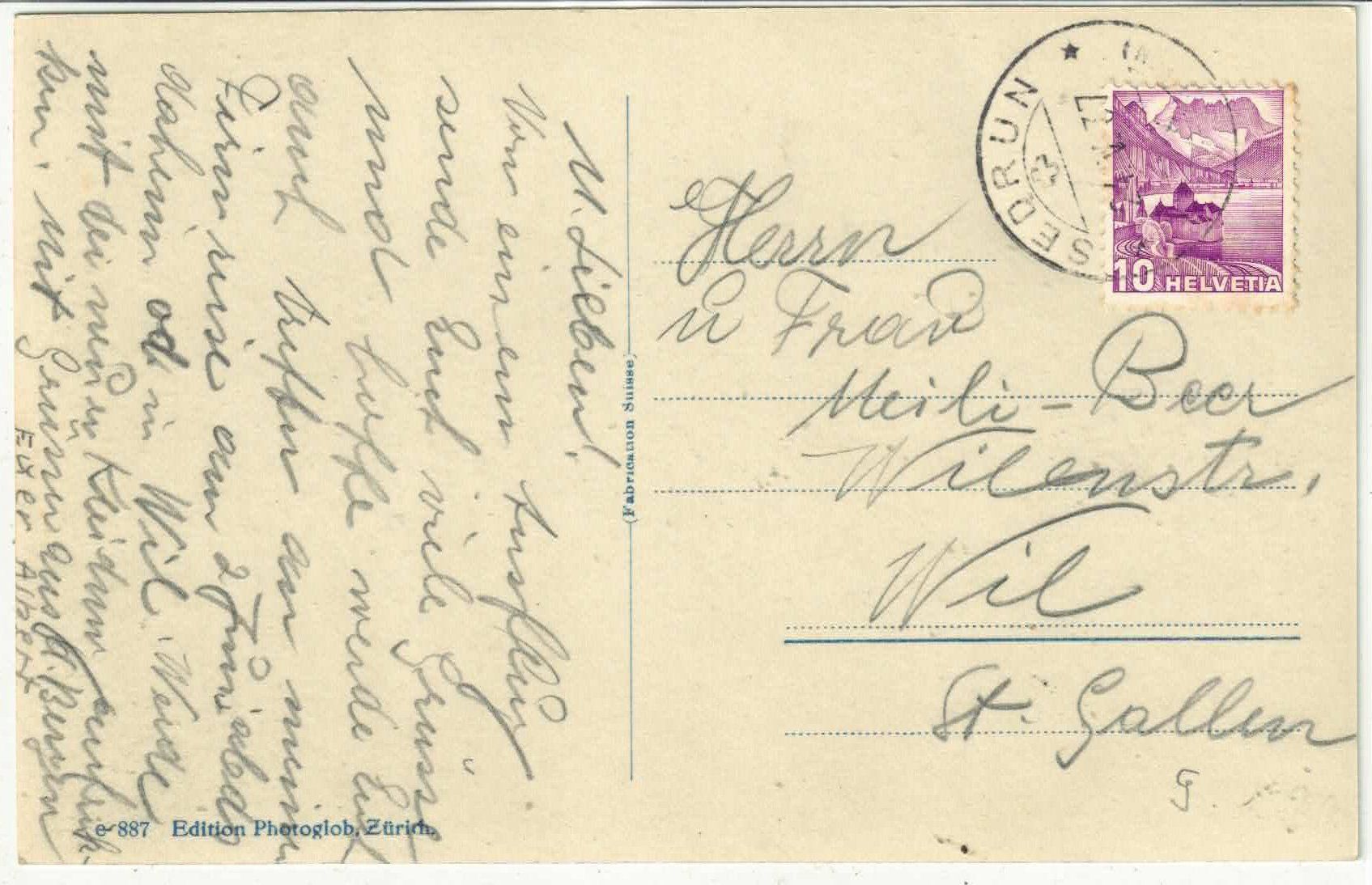 Cartes postales: Sedrun - Dorfpartie mit Kirche – D'occasion à Ettingen par Kartenplanet 1