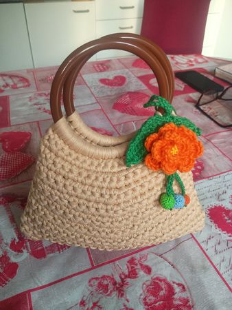 Handgemachte Häkeltasche / Handtasche