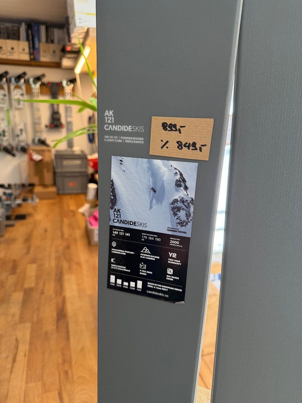 Sci: Candide Skis AK121 184cm – Nuovo e nell'imballaggio originale da Andermatt venduto da Made_In_Andermatt 1