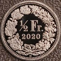 50 Rappen 2020 stgl. / aus Münzsatz