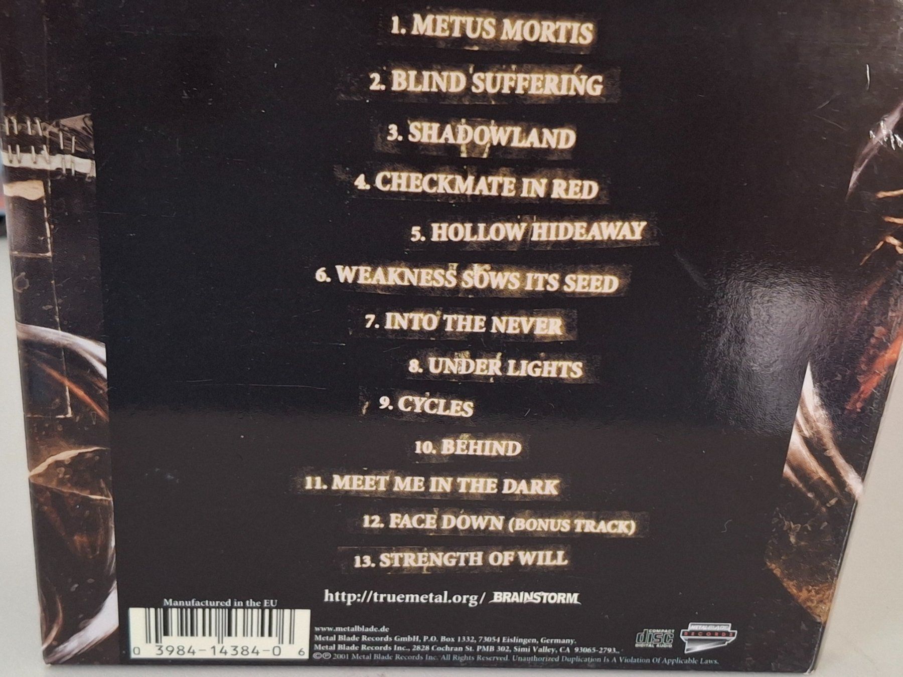 CD: CD Brainstorm - Metus Mortis – Usato da Aarberg venduto da Jackup1 1
