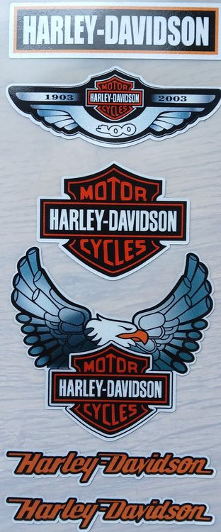 Sticker: Stickers Harley-Davidson neufs – Nuovo e nell'imballaggio originale da Allens venduto da MADE.IN.ROCK.N.ROLL 1