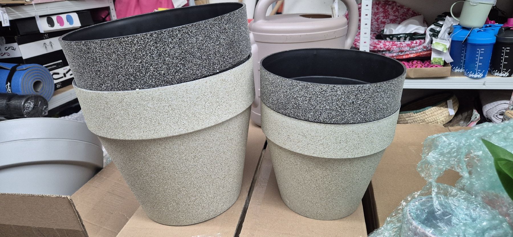 Vasi per fiori: 4xBlumentopf, Kunststoff,  Top Zustand – Nuovo (secondo la descrizione) da Turbenthal venduto da Lilly7407 1