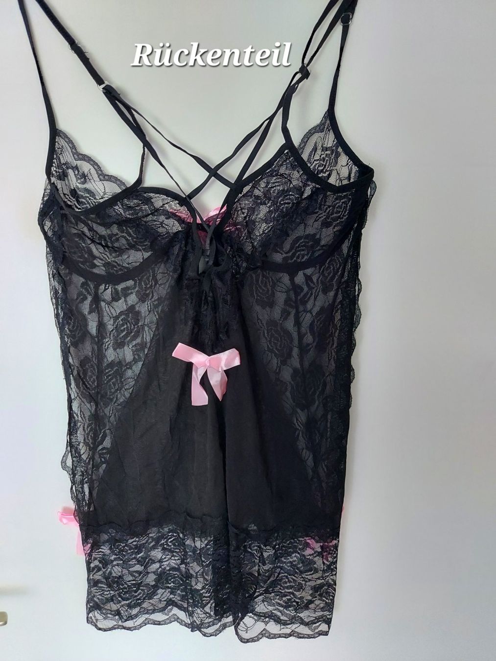 Altra biancheria intima: Negligee mit String Gr.M/L – Nuovo (secondo la descrizione) da Kölliken venduto da arwen6 1