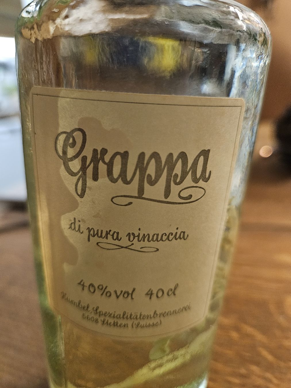 Bevande alcoliche: Grappa Flasche + 4 Grappa gläser Deko Geschenkidee (S1) – Nuovo (secondo la descrizione) da Rorschach venduto da TimelessTrading 2